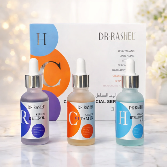 SET SERUM DR RASHEL 3 VITAMINA C RETINOL ACIDO HIALURONICO