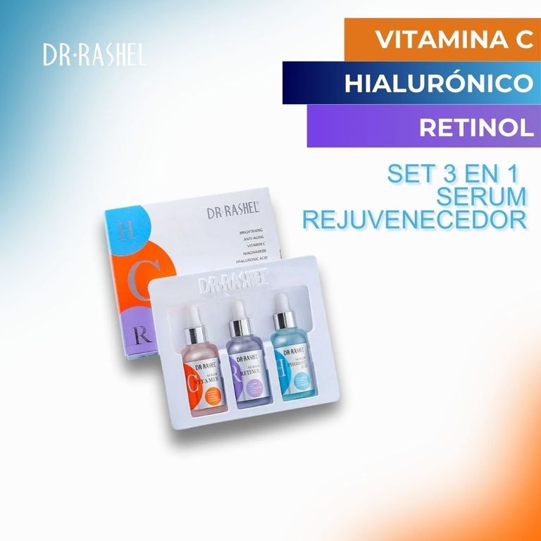Set Completo de 3 Sueros Dr Rashel